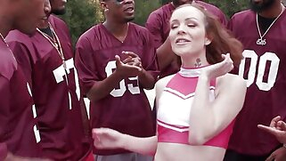 rival gangbanged college cheerleader